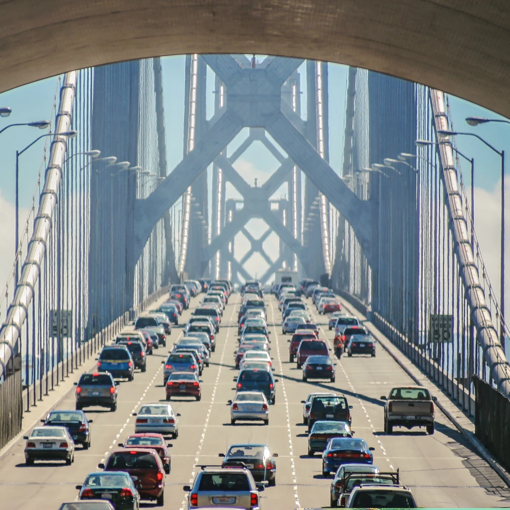 Bay bridge of San Francisco, USA