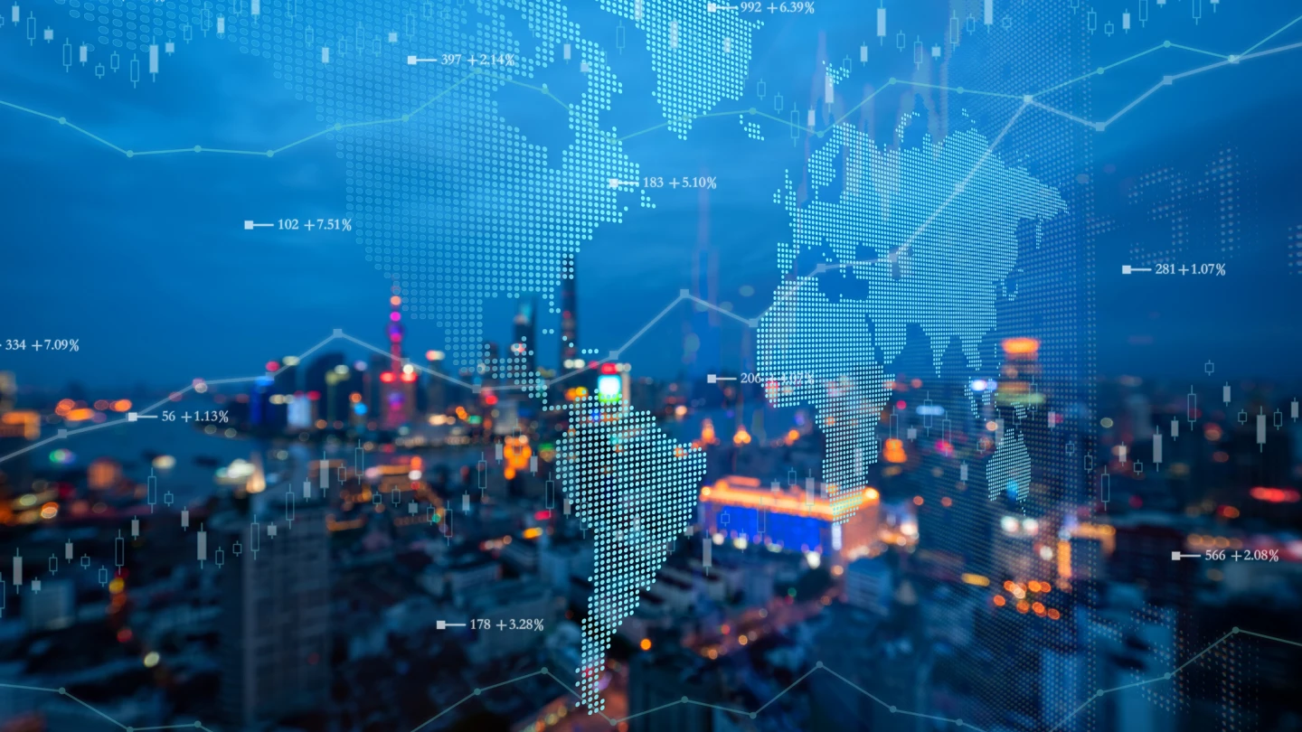 global communication network concept